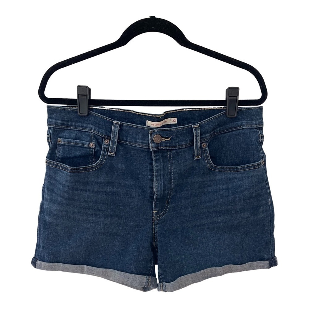 Levi’s Women’s Original Fit Mid Length Shorts Size 32